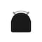 Holland Bar Stool Co 18" Low Back Swivel Vanity Stool, Nickel Finish, Black Vinyl Seat 82118ANBlkVinyl - alternate 4